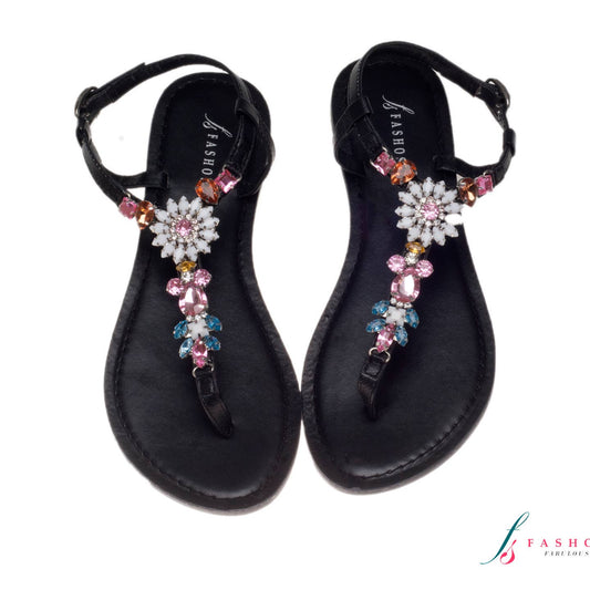 Wholesale Genuine Leather Multi-colour Sandals - Made in India