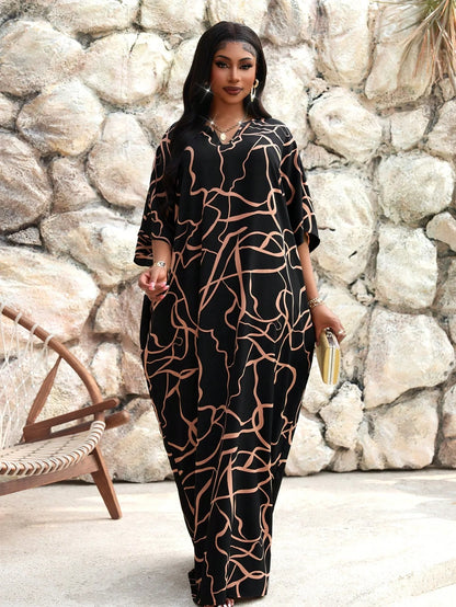 SHEIN Lady Plus Size Women's Lace Patchwork Dress