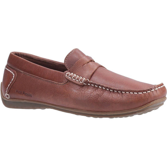 Wholesale Hush Puppies Roscoe Slip On Mens Shoes in Brown