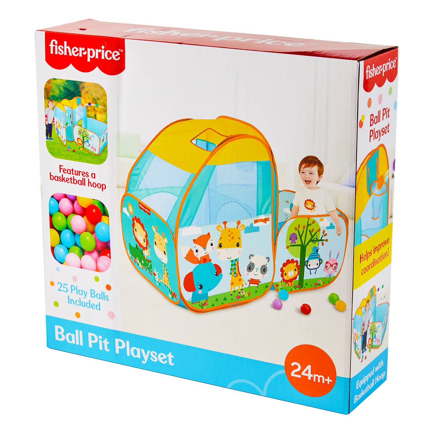 Wholesale Fisher-Price Long Ball Pit Playset – 25PCS