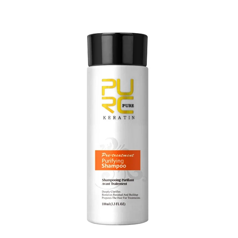 PURC Keratin Treatment Shampoo Conditioner Hair Straightening Products Smoothing Repairing Hair Mask Curly Hair Straighten Care